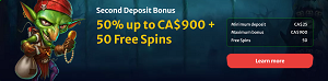 Second Deposit Bonus